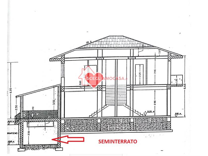 Planimetria seminterrato